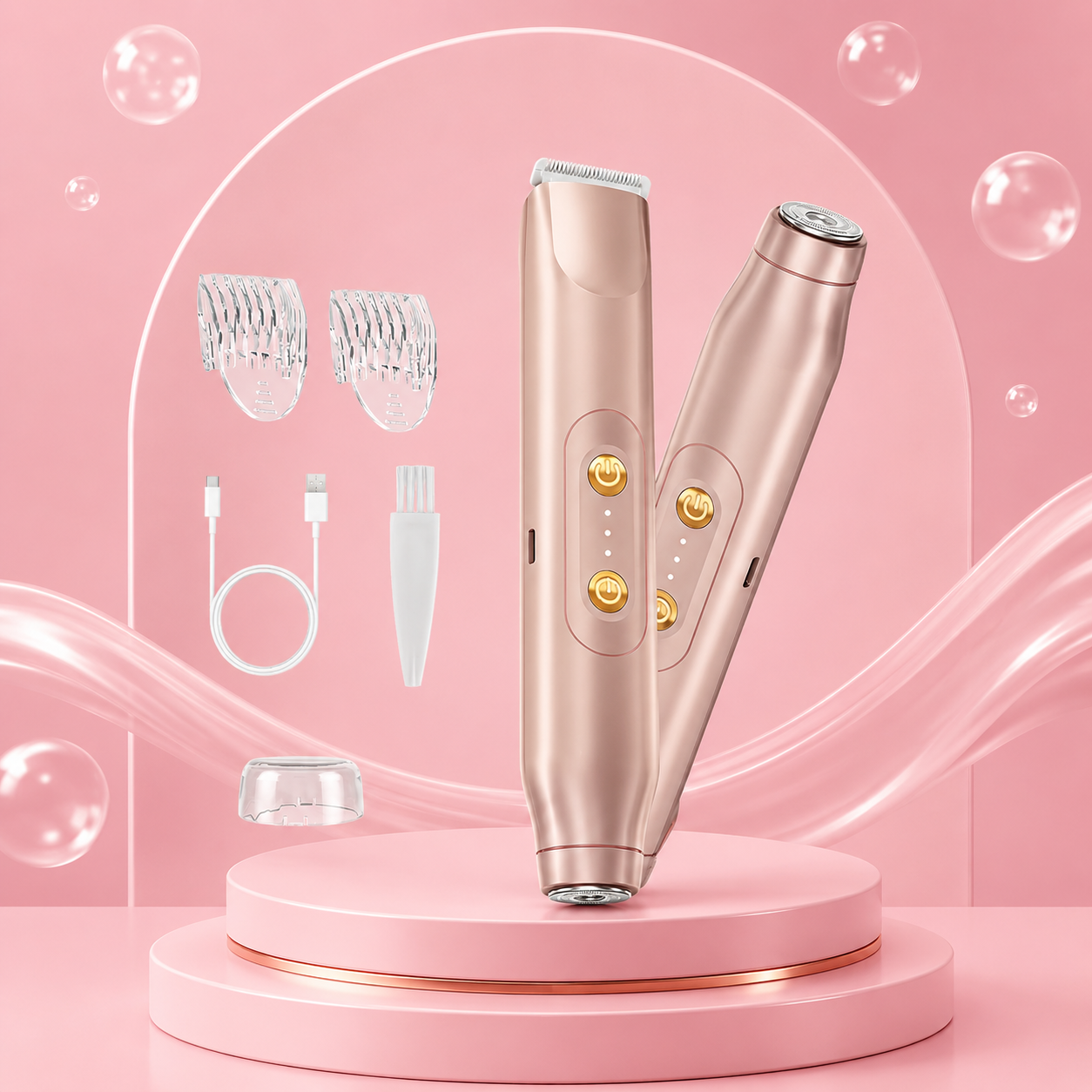 2-in-1 Women's Electric Body Shaver